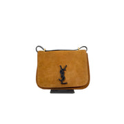 YSL Suede Spontini Brown Bag